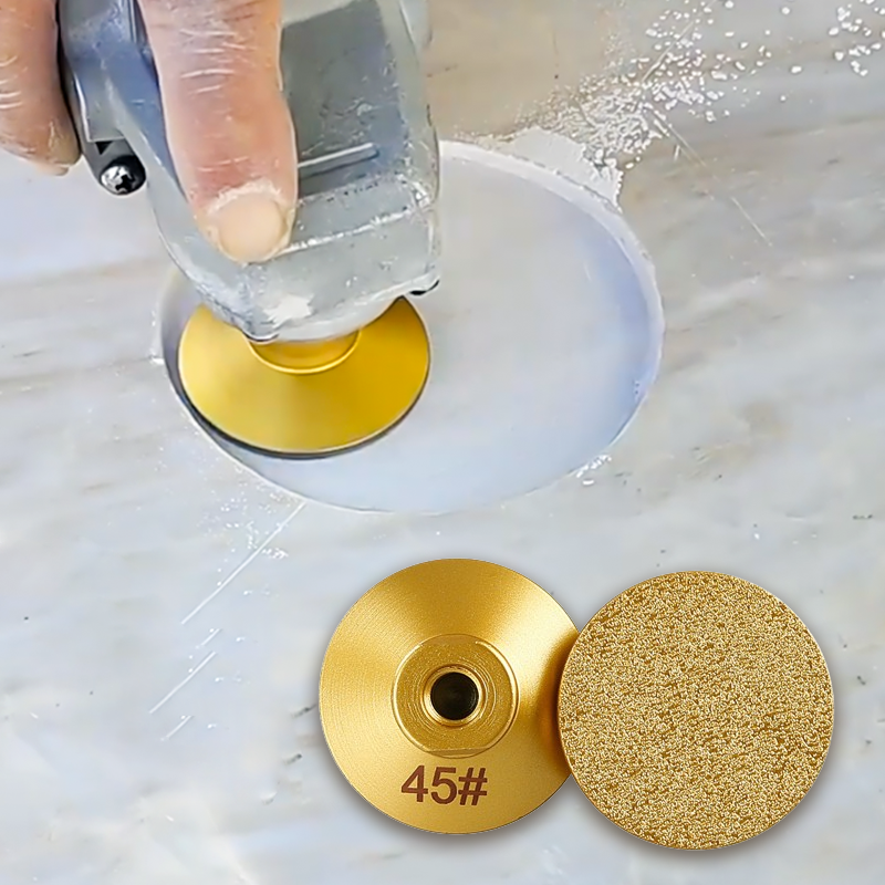 2-Inch Diamond Grinding & Polishing Pad for Angle Grinder Tool