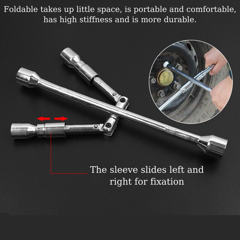 Universal Folding Lug Wrench