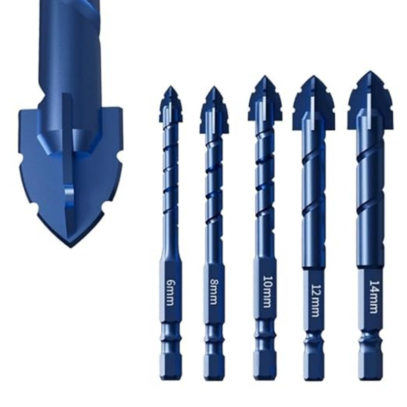 Offset Cutting Edge Tile Drill Bits Set