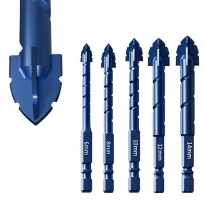 Offset Cutting Edge Tile Drill Bits Set