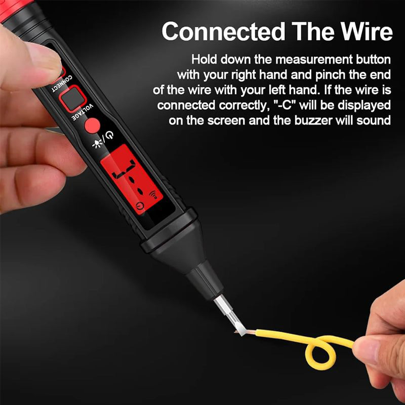 Electrician Special Voltage Measuring Pen with LCD Display