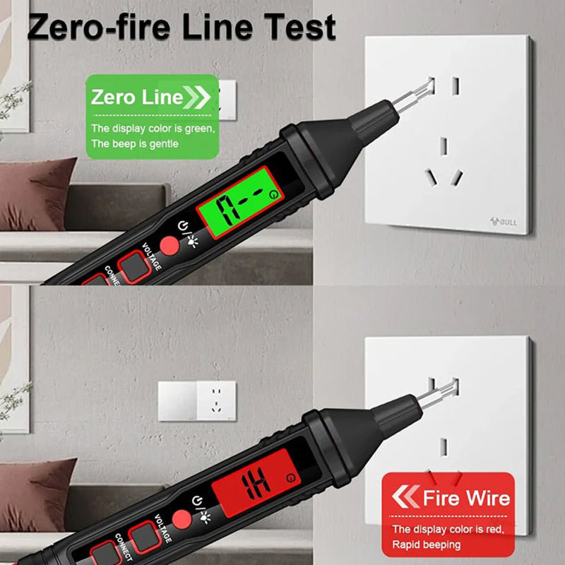 Electrician Special Voltage Measuring Pen with LCD Display