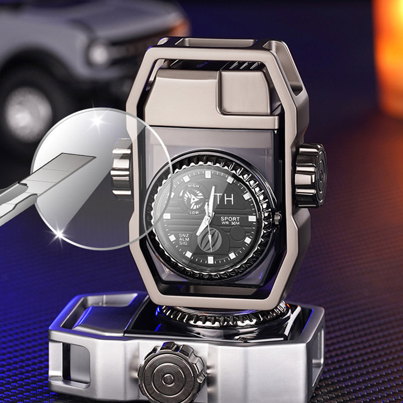 🎅Early Xmas Sales - 50% OFF🎄Windproof Watch Lighter with Decompression Gyro Design