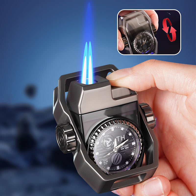 🎅Early Xmas Sales - 50% OFF🎄Windproof Watch Lighter with Decompression Gyro Design