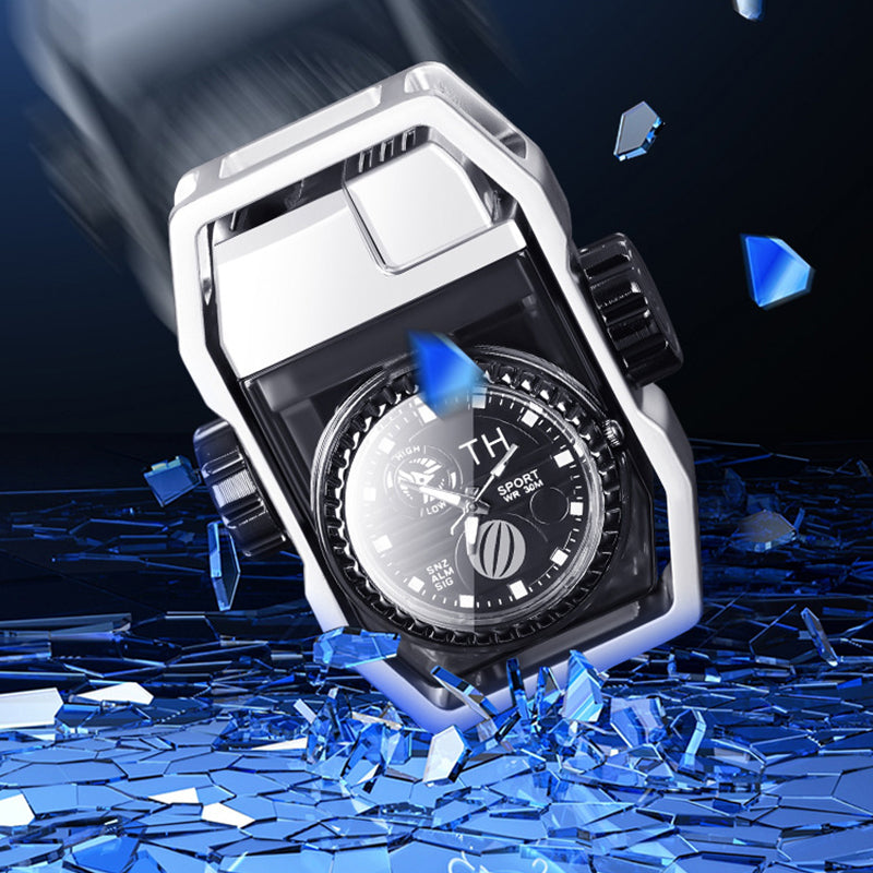 🎅Early Xmas Sales - 50% OFF🎄Windproof Watch Lighter with Decompression Gyro Design