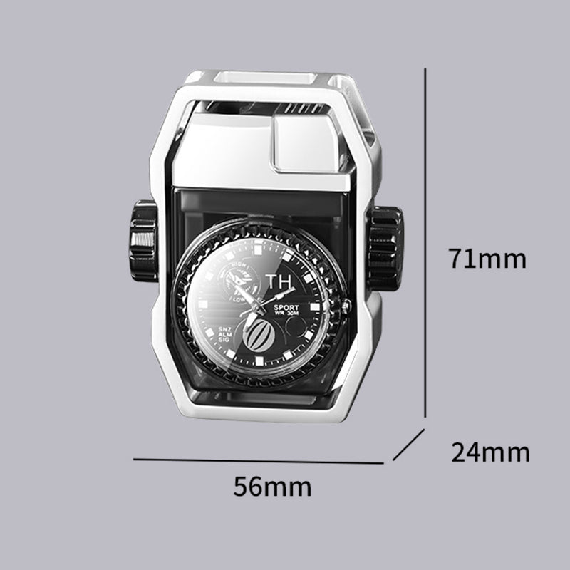 🎅Early Xmas Sales - 50% OFF🎄Windproof Watch Lighter with Decompression Gyro Design