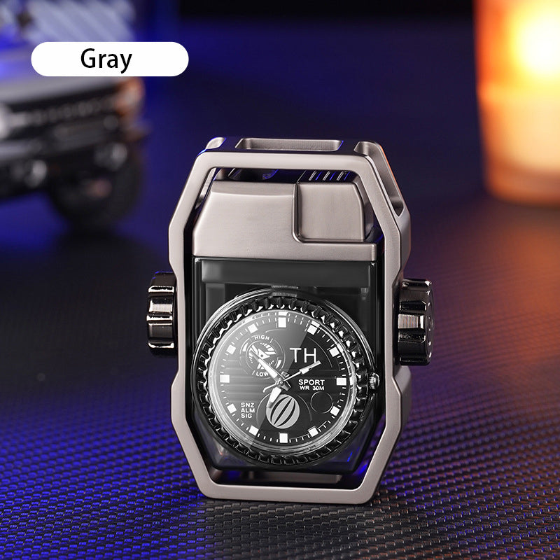 🎅Early Xmas Sales - 50% OFF🎄Windproof Watch Lighter with Decompression Gyro Design