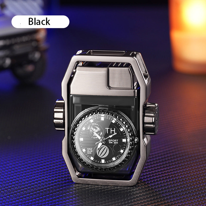 🎅Early Xmas Sales - 50% OFF🎄Windproof Watch Lighter with Decompression Gyro Design